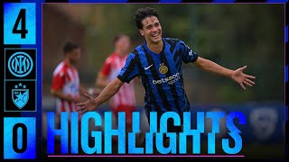 POKERINHO ⚽⚽⚽⚽  INTER 40 STELLA ROSSA  HIGHLIGHTS  YOUTH LEAGUE 2425 ⚫🔵 [upl. by Bertila]