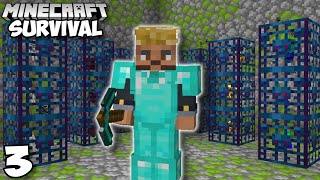 I Built The BEST MOB FARM In Minecraft Survival 3 [upl. by Carilla755]