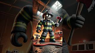 Roblox Firefighter Turned Zombie 😱😱 roblox funny humor shorts zombie [upl. by Dudley996]