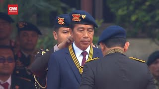 Polri Anugerahi Jokowi Bintang Kehormatan Loka Praja Samraksana [upl. by Landers]