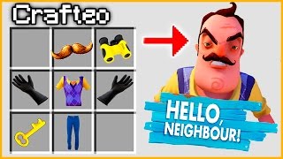 COMO CRAFTEAR HELLO NEIGHBOUR MINECRAFT Invocar Hello Neighbour Minecraft [upl. by Peyter]