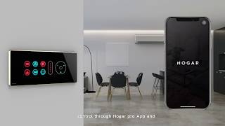 Multi functional Smart Touch Switch Panels for Home amp Buildings  Hogar Controls  Home Automation [upl. by Einnaffit406]