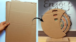 How to make cardboard perpetual calendar  easy craft  diy perpetual calendar [upl. by Khajeh]