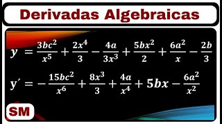 Derivadas Algebraicas  13 [upl. by Naaman278]