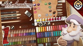 WELCOME TO ART CLASS  Art Academy Lessons For Everyone Livestream 1 w TheVideoGameManiac [upl. by Lekcim]