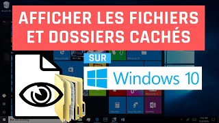 Affichermasquer les fichiers cachés sous Windows 10  Show hidden filesfolders windows 10 HD [upl. by Ricarda687]