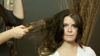 How to Get a Stuck Hairbrush Out of the Hair  Hair Care amp Styling Tips [upl. by Cristina]