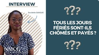 Tous les jours fériés sontils chômés et payés [upl. by Theona]