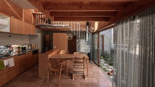 How These Two Japanese Homes Have Been Designed Around a Shared Garden [upl. by Annaeiluj672]