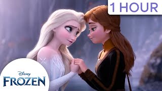 Best of Elsa and Annas Magical Moments  1Hour Compilation  Frozen [upl. by Aicenet]