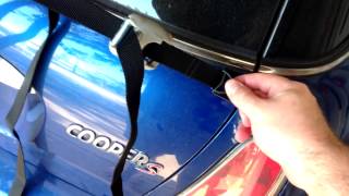 HLO Yakima King Joe 2 Bike Rack on 2005 MINI Cooper S Unboxing And Installation [upl. by Adlen480]