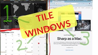 1st Impressions Mac Sequioa Lay Out Your Window Tiles on Apple Mac [upl. by Yejus]