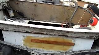 Transom repair with Certified Technician Nick Hudson PT 3 [upl. by Lacy]