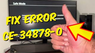 How To Fix PS4 Error CE348780 In 2024  PS4 Crashing And Freezing Fix Easy Method [upl. by Hanus]