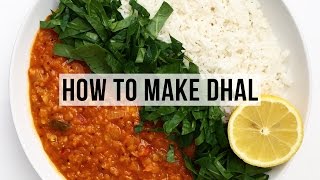 Low Fat Vegan Dhal Recipe  HIGH CARB LOW FAT [upl. by Ragouzis]