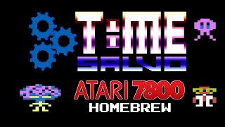 TiME Salvo Homebrew ATARI 7800 26080 [upl. by Matthia]