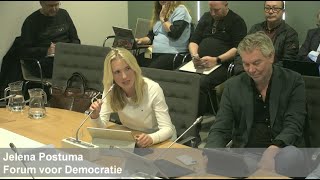 Hogere parkeerkosten stop het antiautobeleid  Jelena Postuma FVD [upl. by Elsinore]