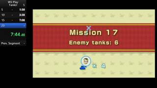 Wii Play Tanks Mission 20 In 1107 [upl. by Rozele47]