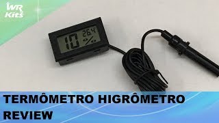 TERMÔMETRO HIGRÔMETRO REVIEW [upl. by Lledniw121]