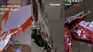 TIKTOK DRAGON PUPPET COMPILATION 2 [upl. by Raimund]