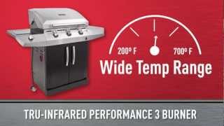 CharBroil TRUInfrared Performance 3 Burner Gas Grill [upl. by Aronson908]