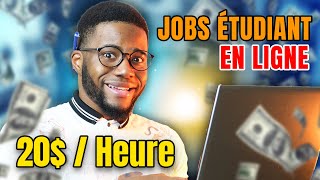 6 meilleurs JOBS ÉTUDIANT EN LIGNE pour ne plus dépendre des parents [upl. by Akinam]