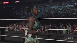 WWE 2K24 Kayden Carter Entrance signature Finishers victory [upl. by Omura]