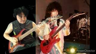 Mentari Merah Di Ufuk Timur  Tribute to Hillary Ang guitar intro amp main solo [upl. by Ahern]