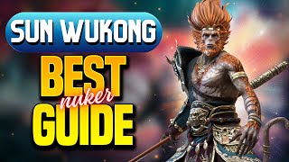 SUN WUKONG  NUKE BUILD Guide Artifacts amp Masteries FIXED [upl. by Amadis]