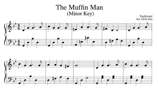 What if quotThe Muffin Manquot were minor ADVANCED Piano Solo  Sheet Music [upl. by Bryon]