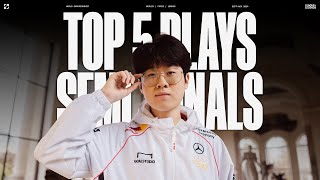 Top 5 Plays from the Semifinals  Worlds 2024 [upl. by Burroughs]