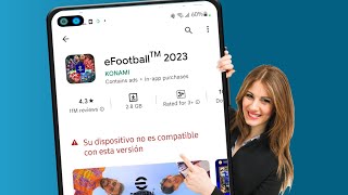 Cómo arreglar eFootball 2023 no compatible con tu dispositivo [upl. by Nairadas]