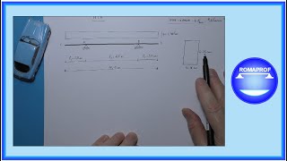 FLESSIONE RETTA TRAVE IN LEGNO SU DUE APPOGGI CON CARICO COSTANTE Es n° 5 505 [upl. by Ahsenauq]