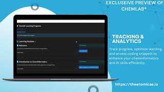 Cheminformatics Self Learning Platform CHEMLAB  Powered by ATOMICAS AI Solutions [upl. by Lehsar]