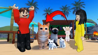 Yuta Mio Dan Baby Celine Namatin Fine The Cat Di Part 4  ROBLOX [upl. by Kcirdes]