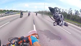 Hectic Motorcycle Crashes amp Crazy Moto Moments 2018 Ep 147 [upl. by Kidd]