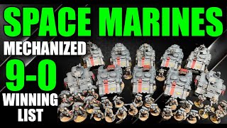 UNDEFEATED 90 Mechanized Deathwatch SPACE MARINES Warhammer 40000 Breakdown amp GT Prep new40k [upl. by Miun]