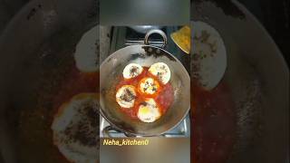 Half Boiled Egg Masala  Easy amp Simple Dish  Nehakitchen0 shorts [upl. by Avis]