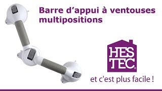 Barre dappui à ventouses multipositions  HESTEC [upl. by Ahseim]