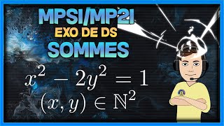 MPSIMP2I Sommes  exo corrigé de DS équation de PellFermat [upl. by Kcirednek912]