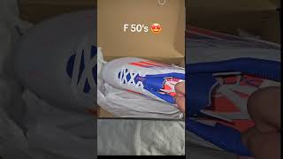 Unboxing the F50s adidas adidasshoes unboxing f50 football [upl. by Annabal698]