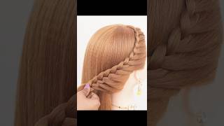 quick fishtail braided hairstyles shorts hairtutorial hairstyle hairstyles braids [upl. by Artekal242]