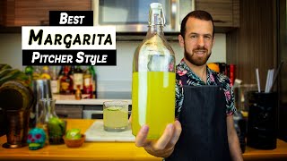 Margarita  How to make the Easiest PITCHER of Margaritas with just 4 INGREDIENTS [upl. by Drusy]