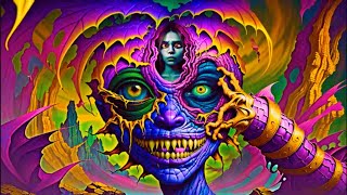 Psychedelic Trance Mix November 2024  Ayahuasca DMT Trip mix AI Graphic Visuals [upl. by Carhart567]