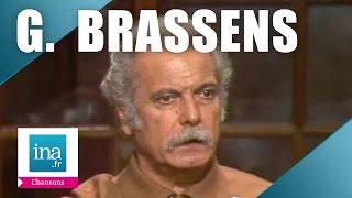 Georges Brassens quotLes Trompettes de la renomméequot  Archive INA [upl. by Agace]