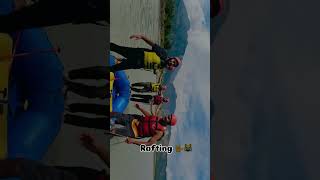 Rafting with friends 🤟❤️ rafting enjoylife masti river shortvideo shorts viralshort [upl. by Winou]