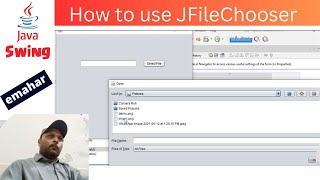 How to use File Chooser  Java Swing [upl. by Treacy]