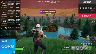 RX 6600 XT  Fortnite Reload  1080p Low Medium High Epic [upl. by Vivien]