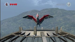 LEGO® Jurassic World™  How to get Pteranodon out of the aviary  Glitch [upl. by Ainej]