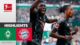 Olise ON FIRE  SV Werder Bremen  FC Bayern München 05  Highlights  Matchday 4 – Bundesliga [upl. by Aigneis]